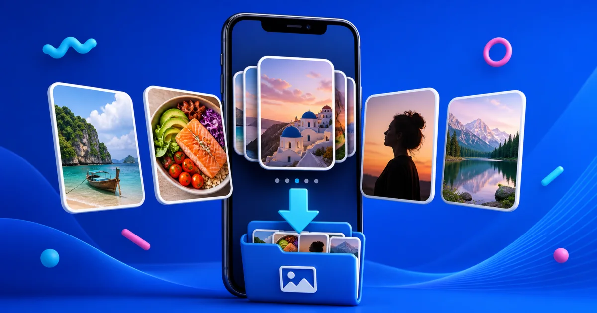 Cách tải slideshow và ảnh TikTok về điện thoại
