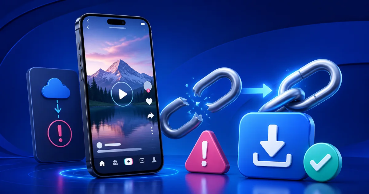 Không tải được video TikTok? 8 cách khắc phục